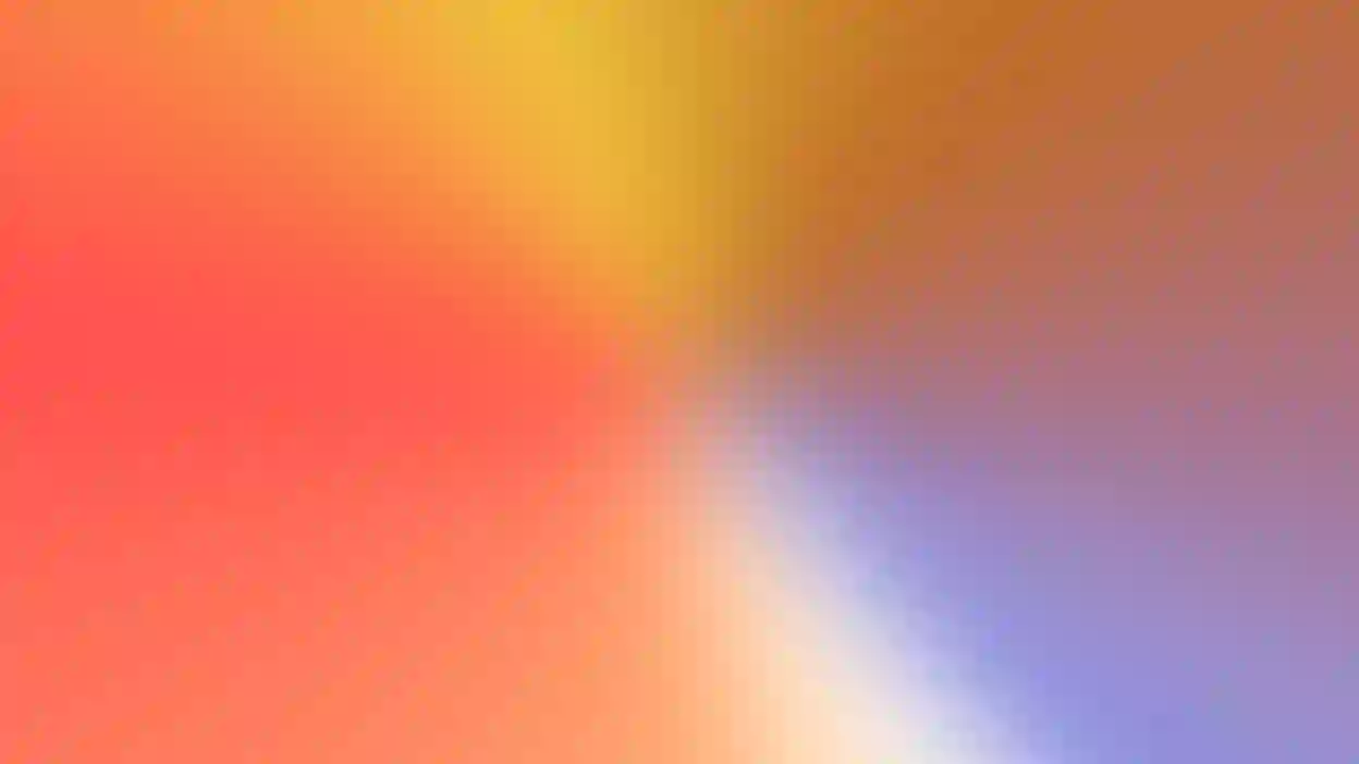 Autumnal peach gradient